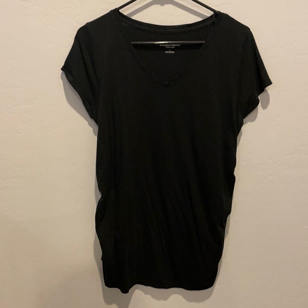 Black maternity shirt